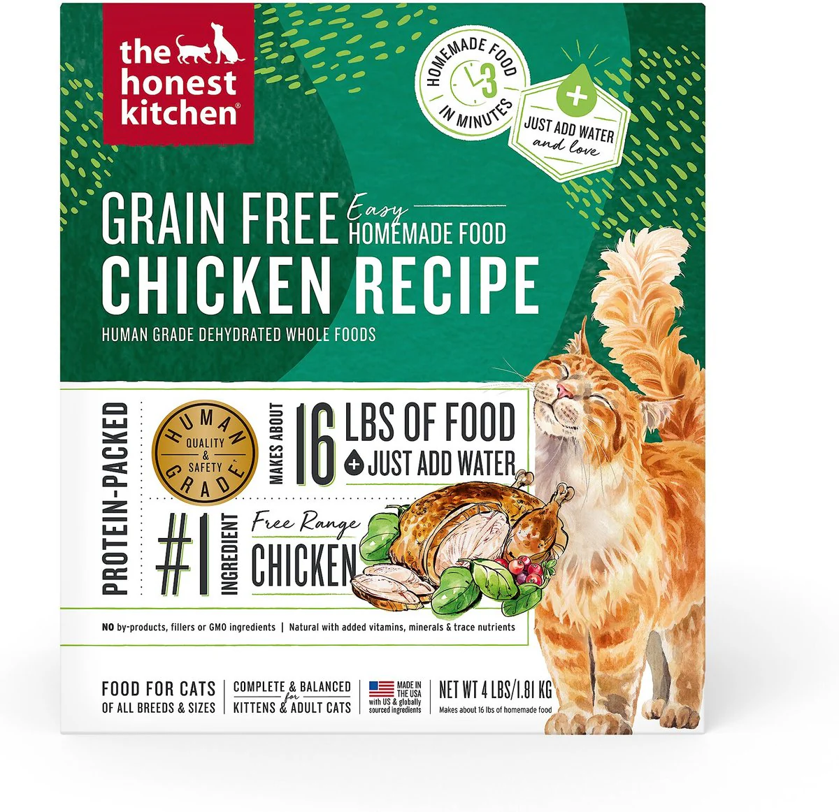 Honest Kitchen Cat Dehydrated Grain-Free Chicken Recipe - Image 2