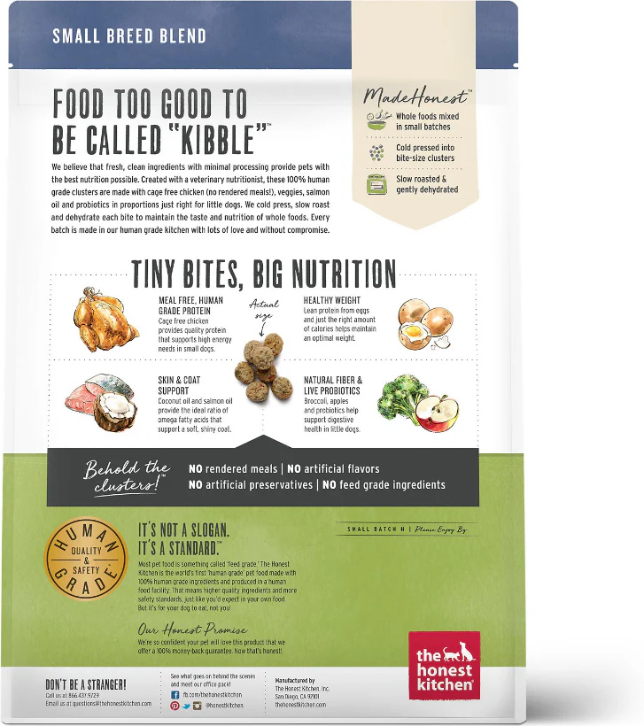 Honest Kitchen Clusters Grain Free Small Breed Chicken - Image 2
