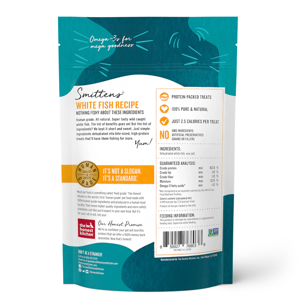 Honest Kitchen Smitten Whitefish Treats - Image 2