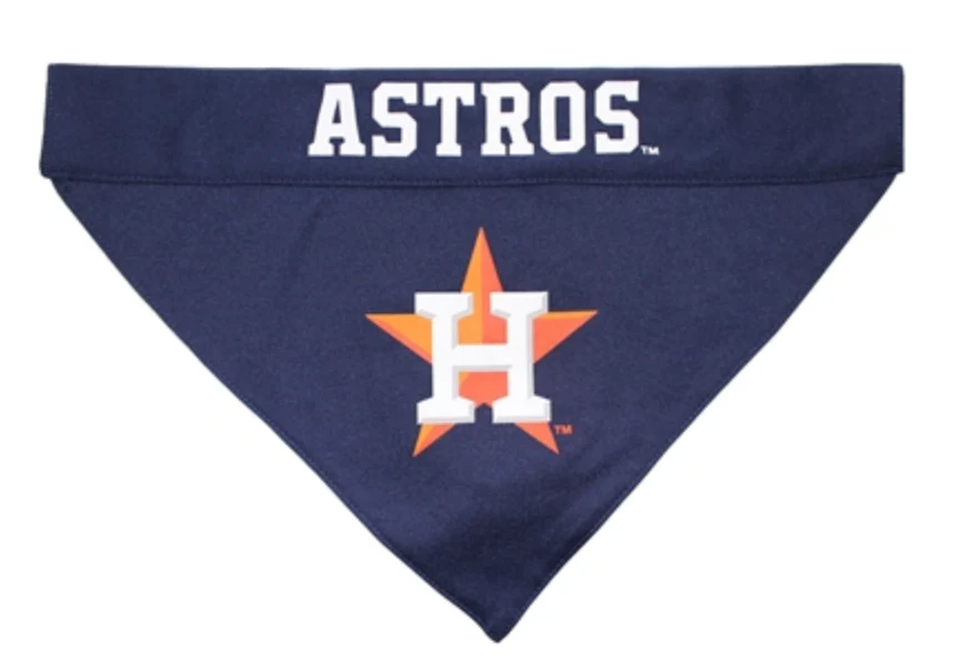 Houston Astros Reversible Dog Bandana - Image 2