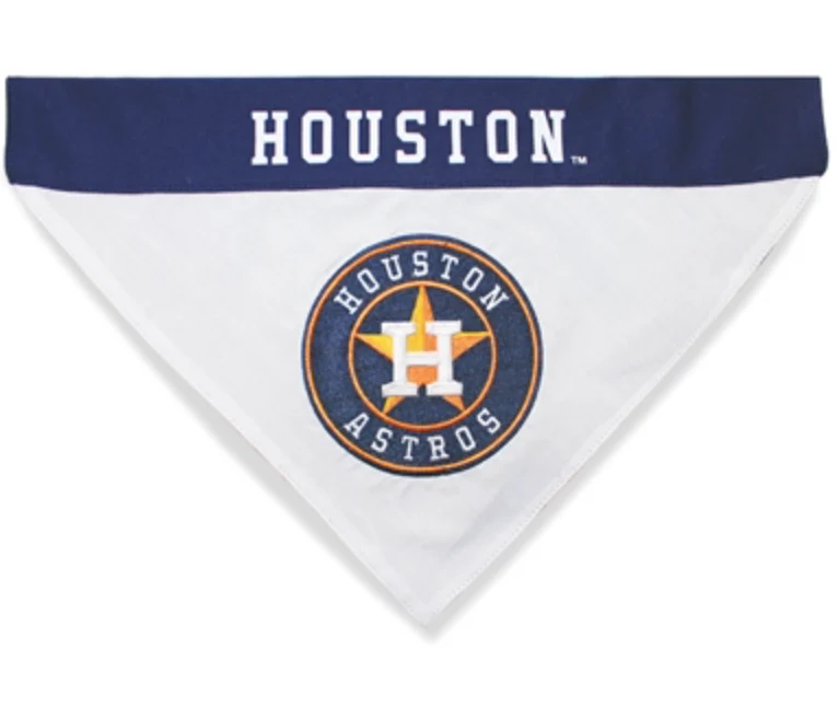 Houston Astros Reversible Dog Bandana - Image 3