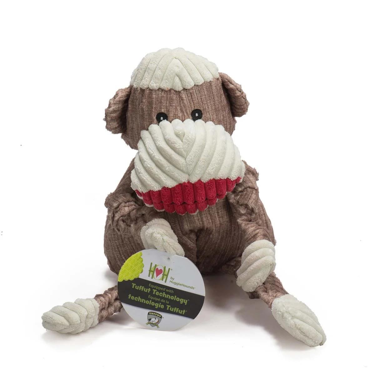 Huggle Hounds Knottie Sock Monkey - Image 3