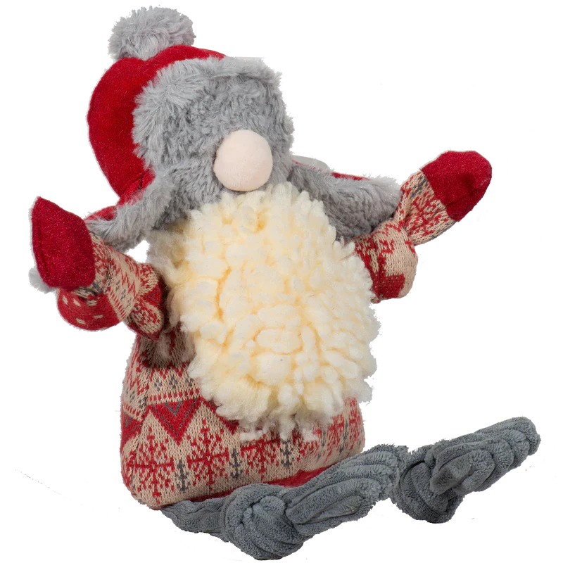 Huggle Hounds Trapper Hat Santa Gnome Knottie - Image 2