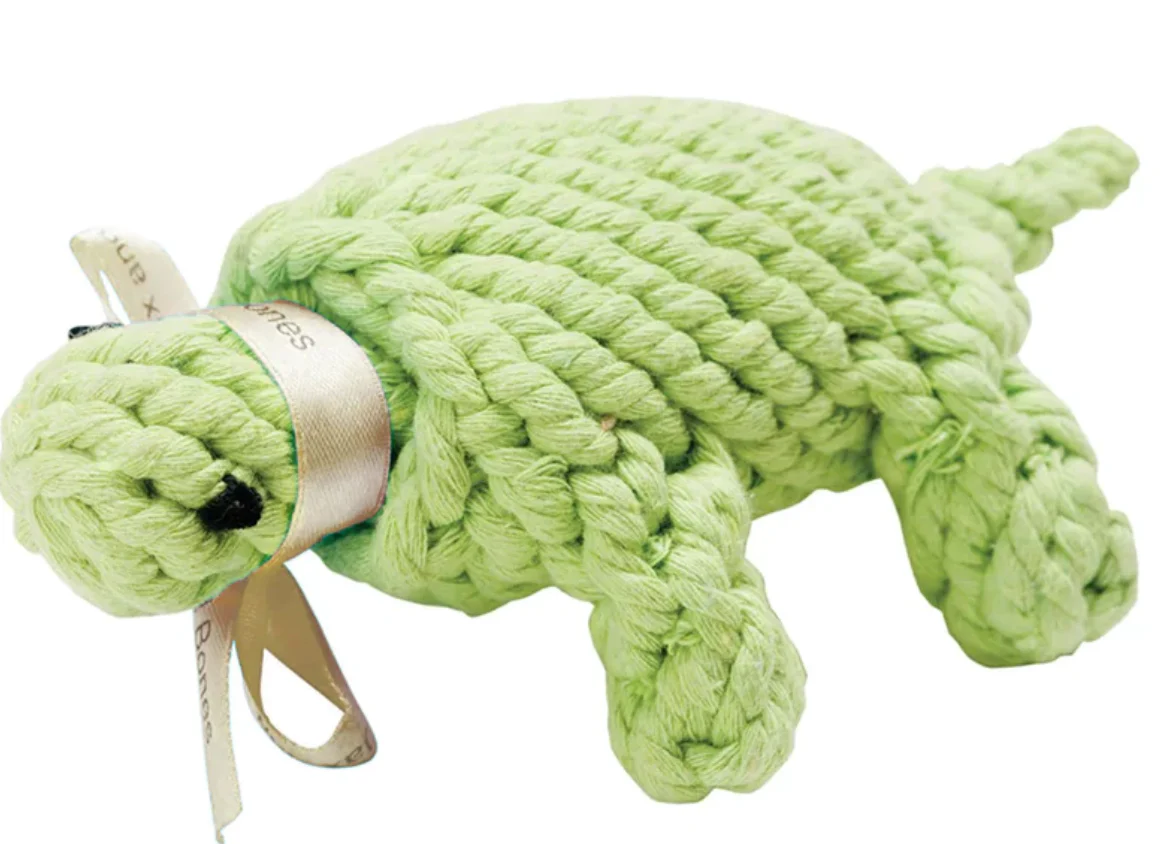 Jax & Bones Turtle Rope Toy - Image 3