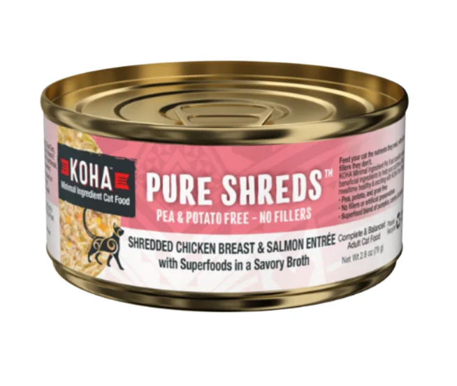 Koha Chicken & Salmon Shreds Cat - Image 3