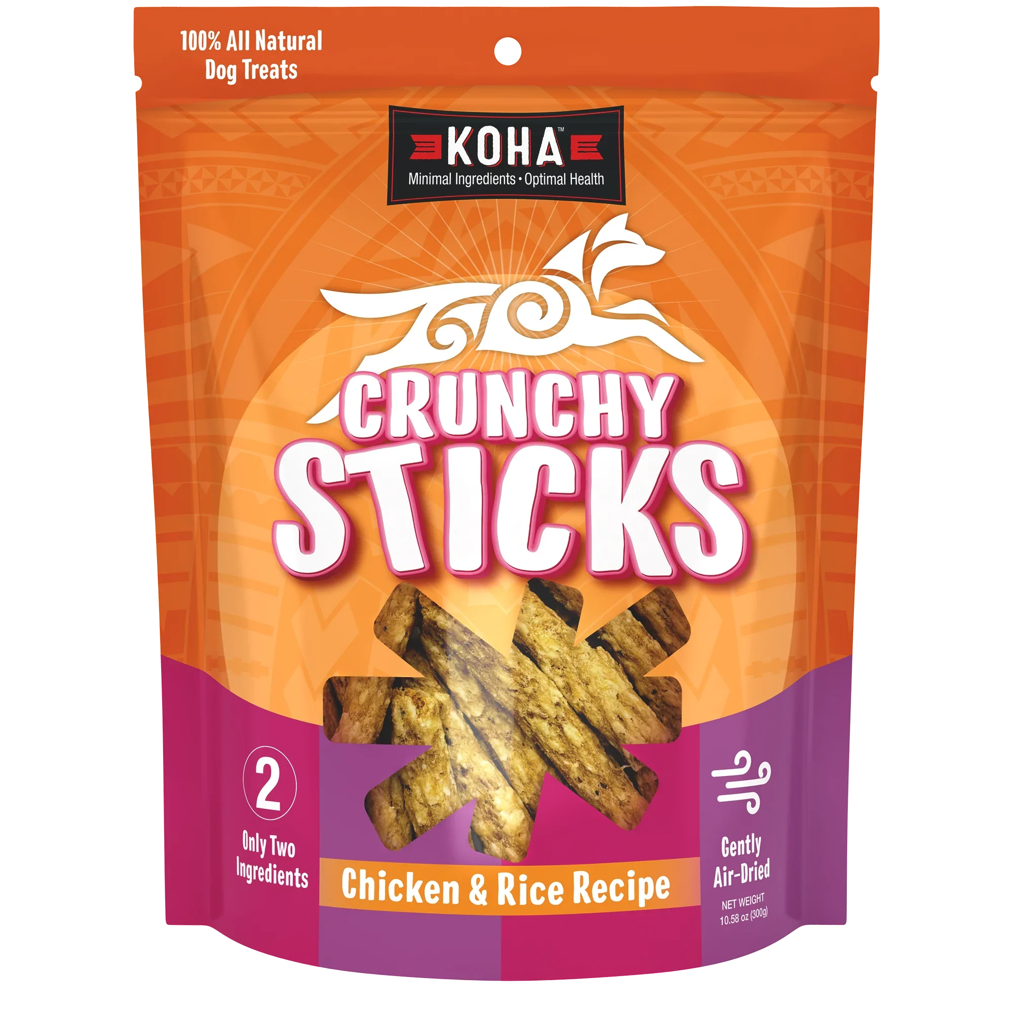 Koha Crunchy Sticks Chicken & Rice Treats 10.5 oz.
