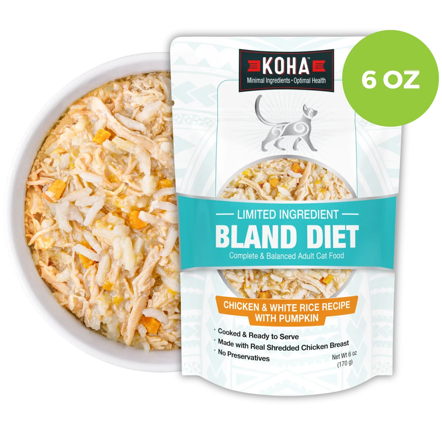 Koha Limited Ingredient Chicken & White Rice Bland Diet for Cats - Image 3