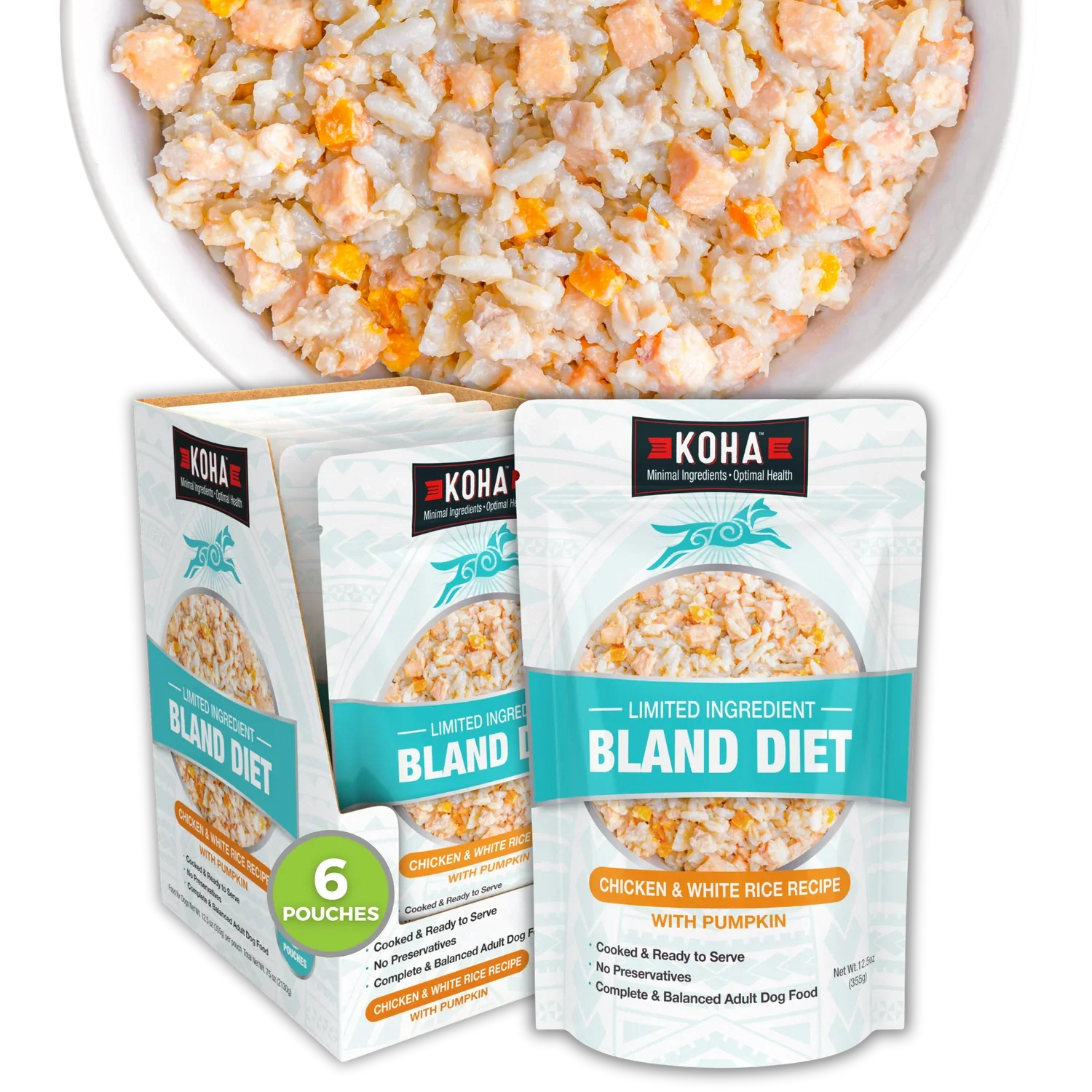 Koha Limited Ingredient Chicken & White Rice Bland Diet for Dogs - Image 3