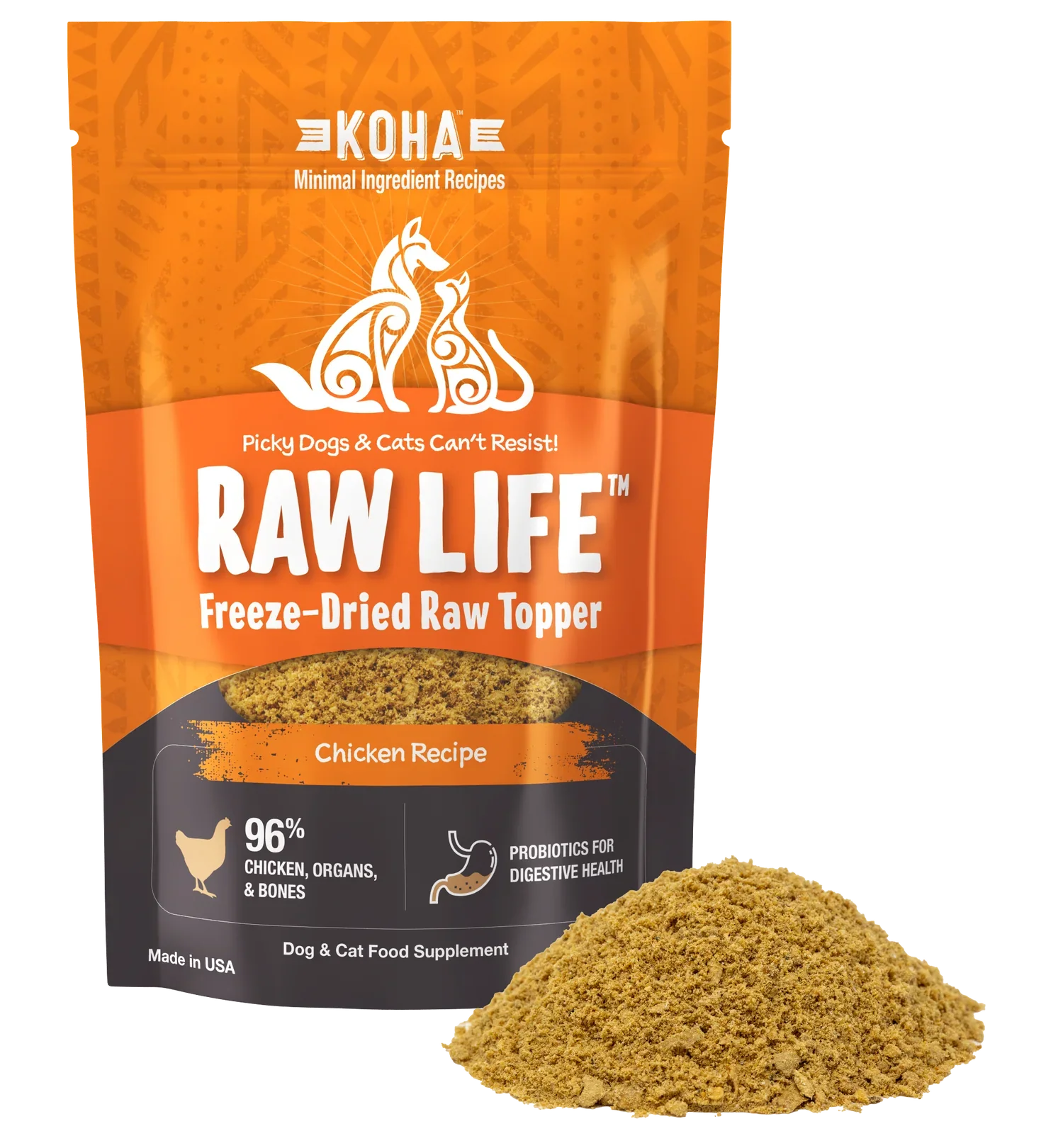 Koha Raw Life Freeze Dried Chicken Topper