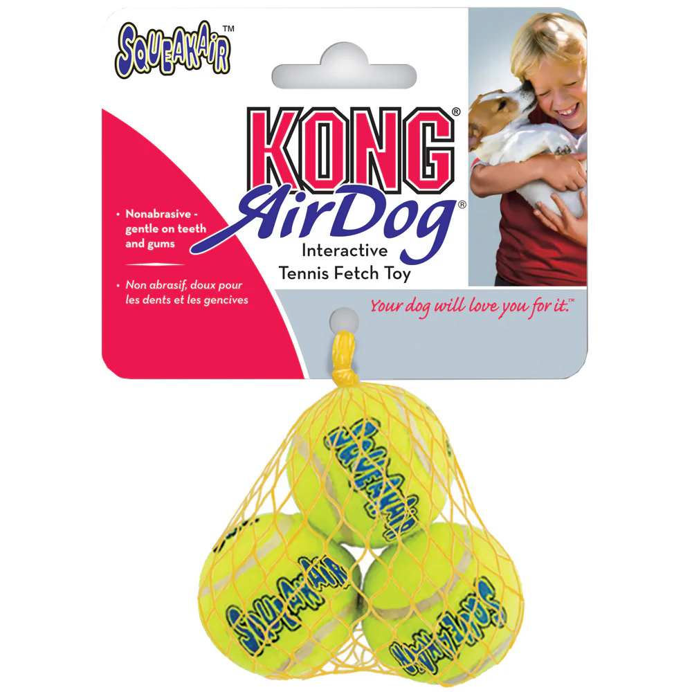 Kong Squeaker Tennis Ball 3 Pack - Image 4
