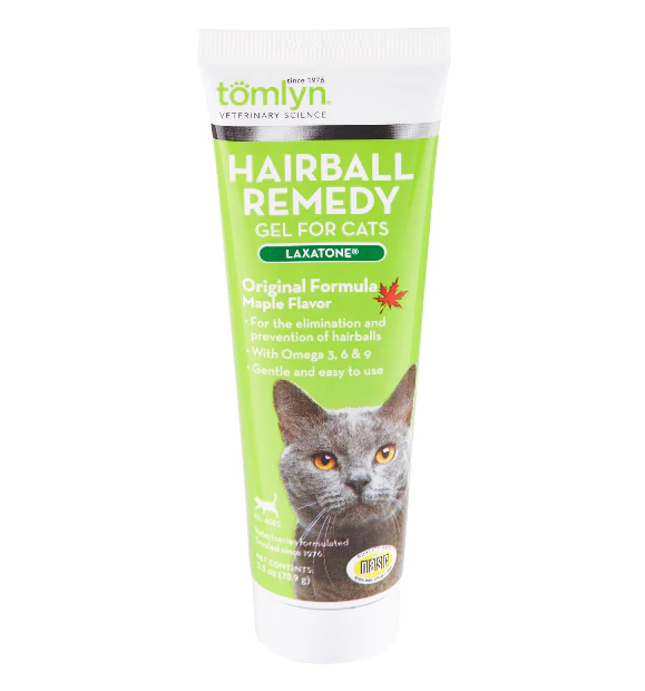 Tomlyn Laxatone Hairball Remedy Maple Flavor 4.25 oz. - Image 2