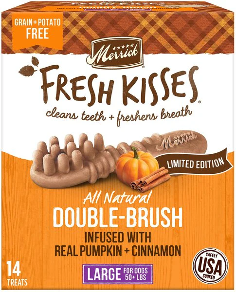 Merrick Fresh Kisses Double Brush Infused with Pumpkin & Cinnamon - Image 3