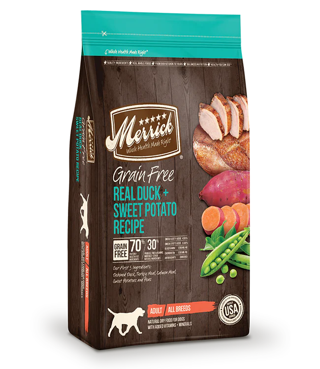 Merrick Grain-Free Real Duck & Sweet Potato Recipe - Image 4