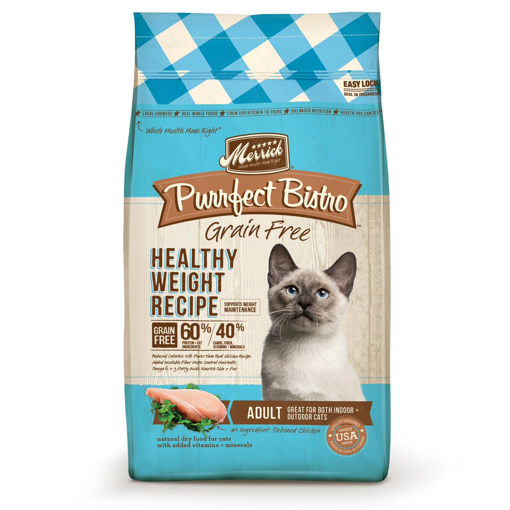 Merrick Purrfect Bistro Grain-Free Healthy Weight Recipe - Image 2