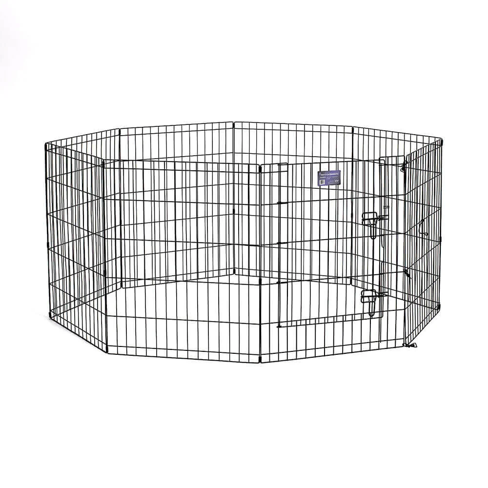 Midwest Black 8 Panel Exercise Pen - Image 5