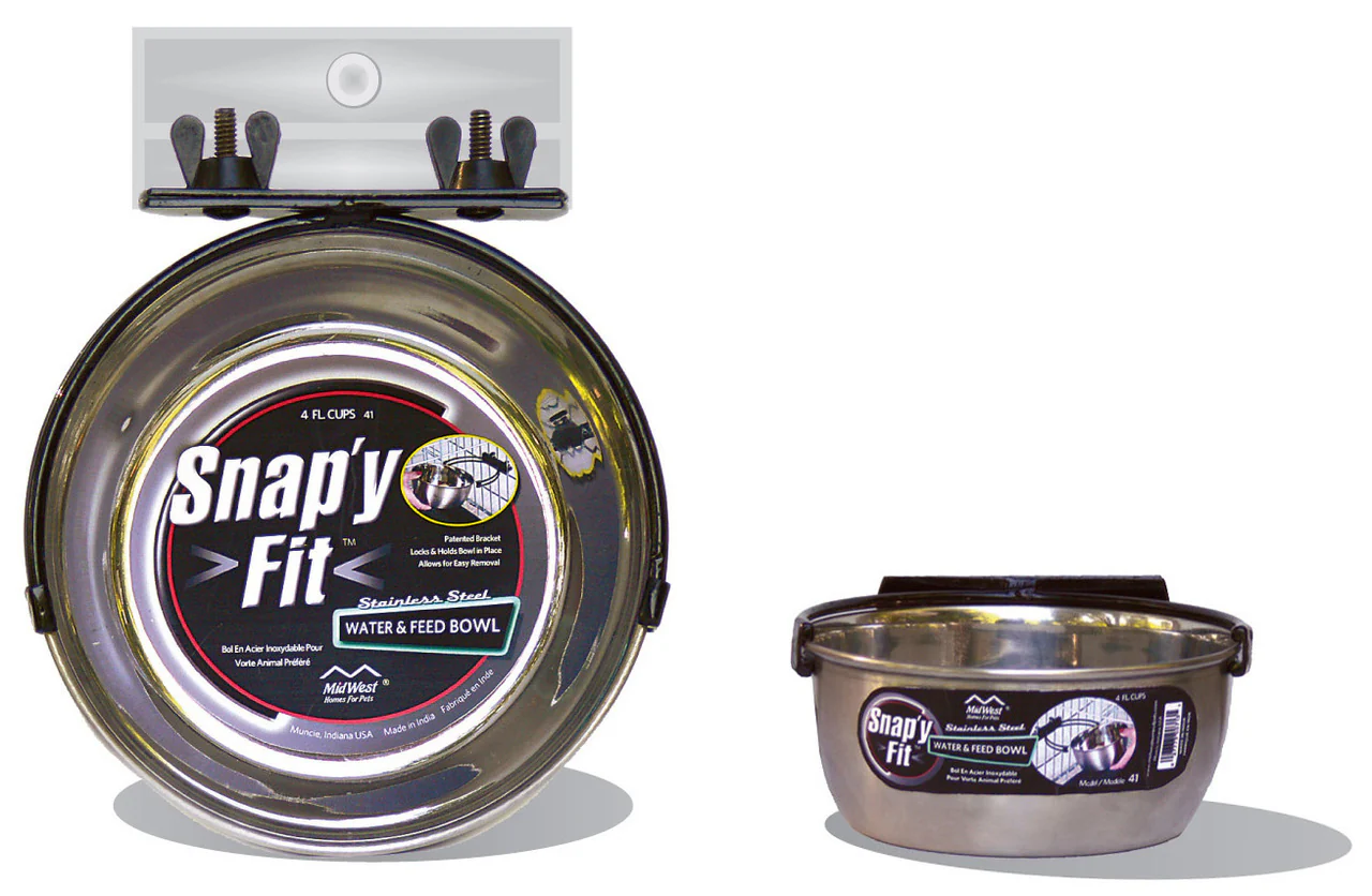 Midwest Snap'y Fit Water/Feed Bowl - Image 9
