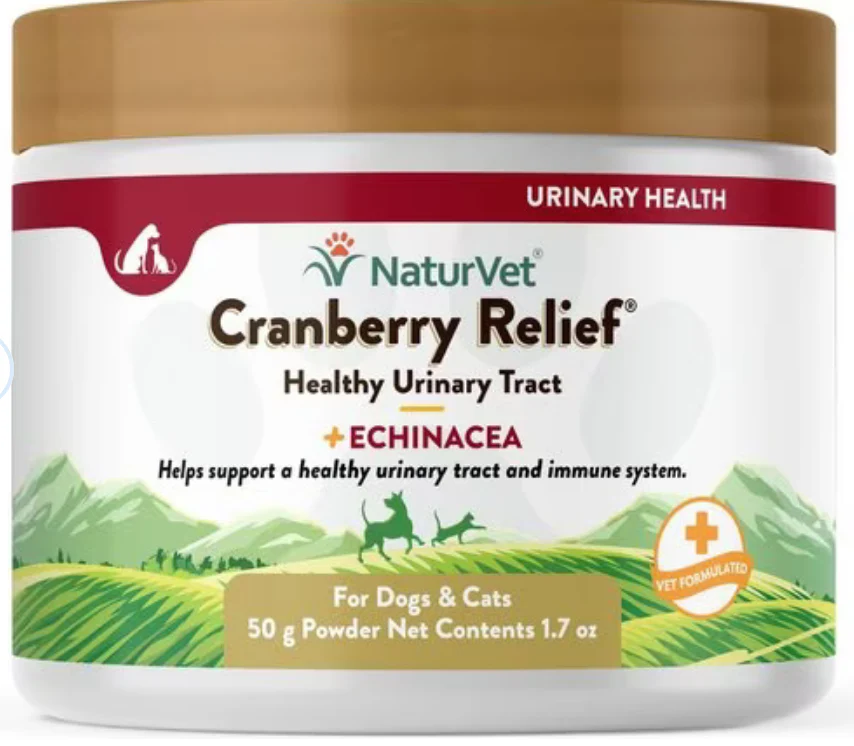 NaturVet Cranberry Relief Powder 50gm - Image 2