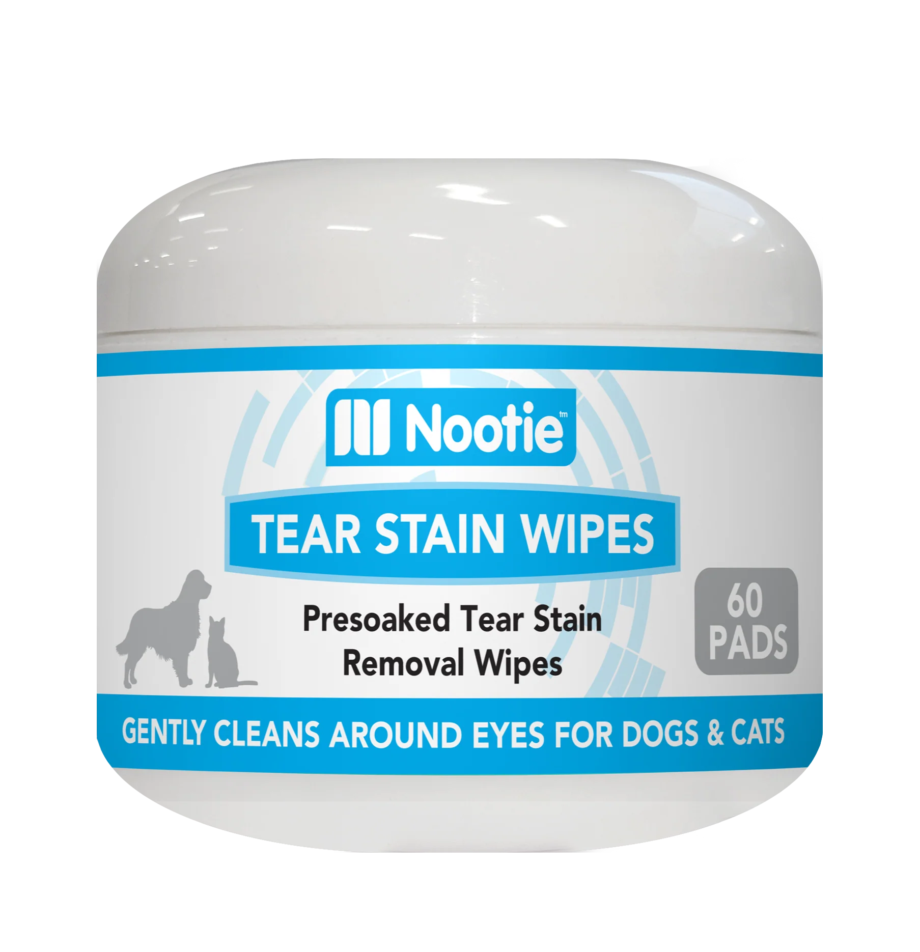 Nootie Tear Stain Wipes with Aloe Vera 60 ct - Image 2