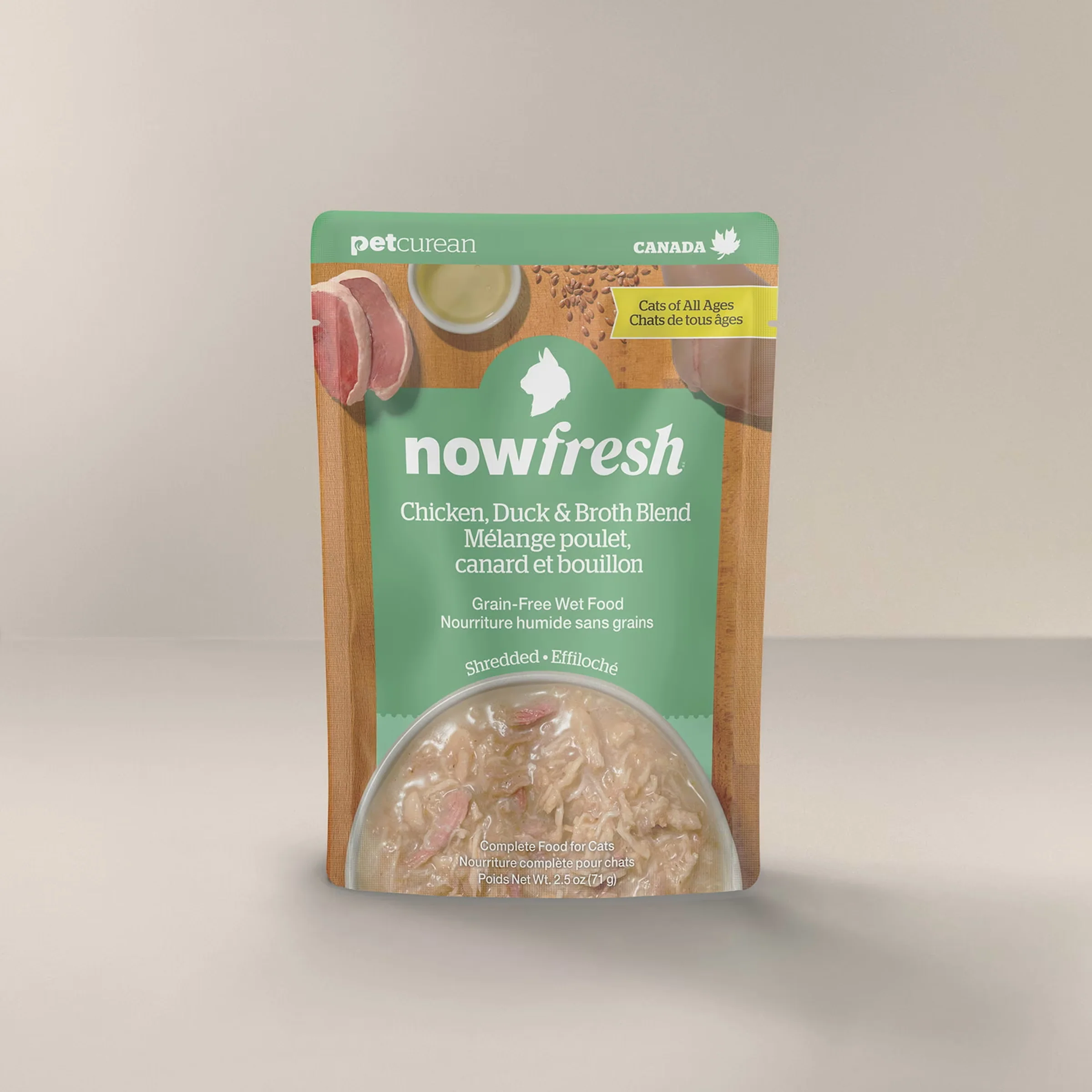 Now Fresh Grain Free Shredded Chicken, Duck & Broth Cat - Image 2