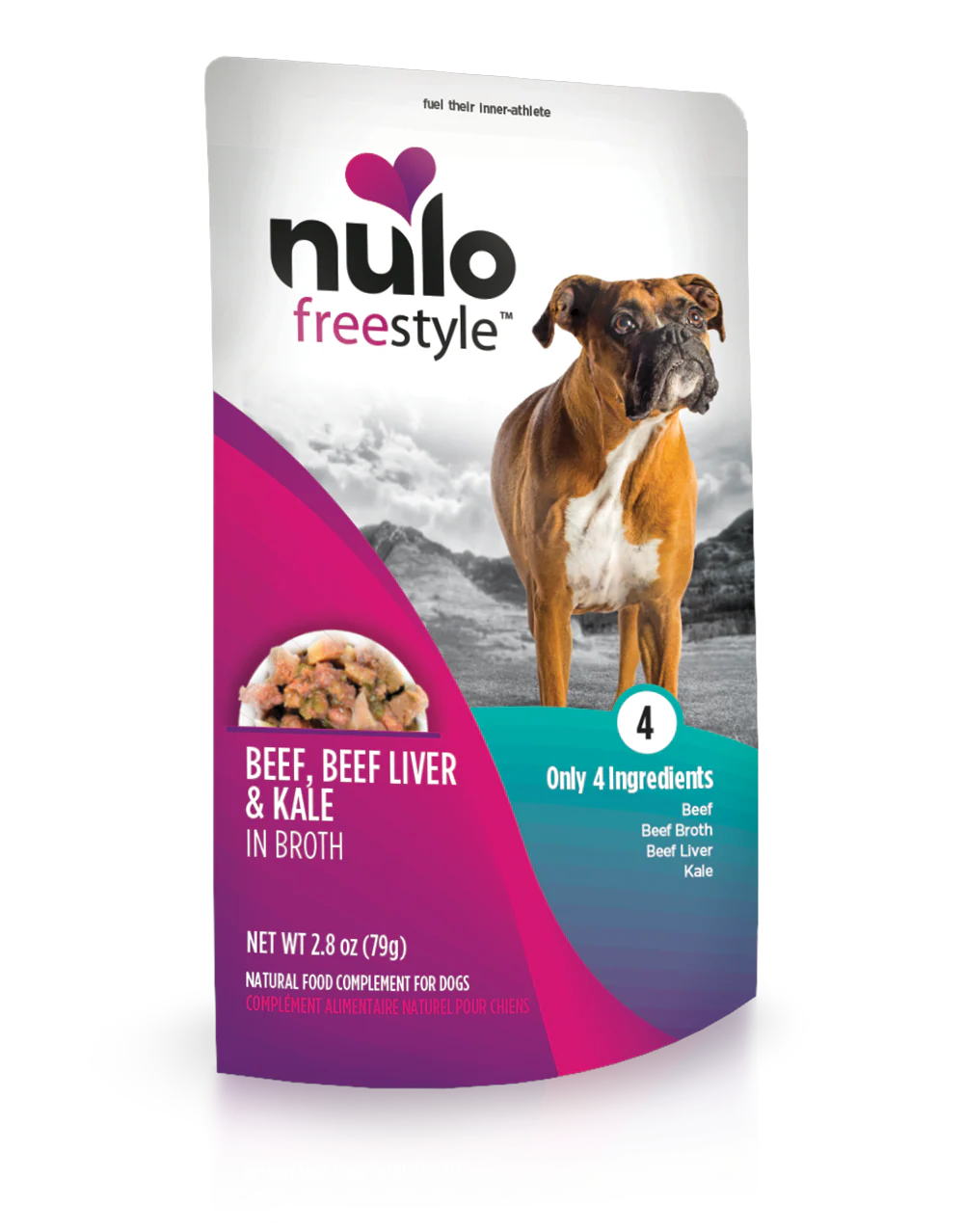 Nulo Beef, Beef Liver & Kale Dog Pouch in Broth - Image 3