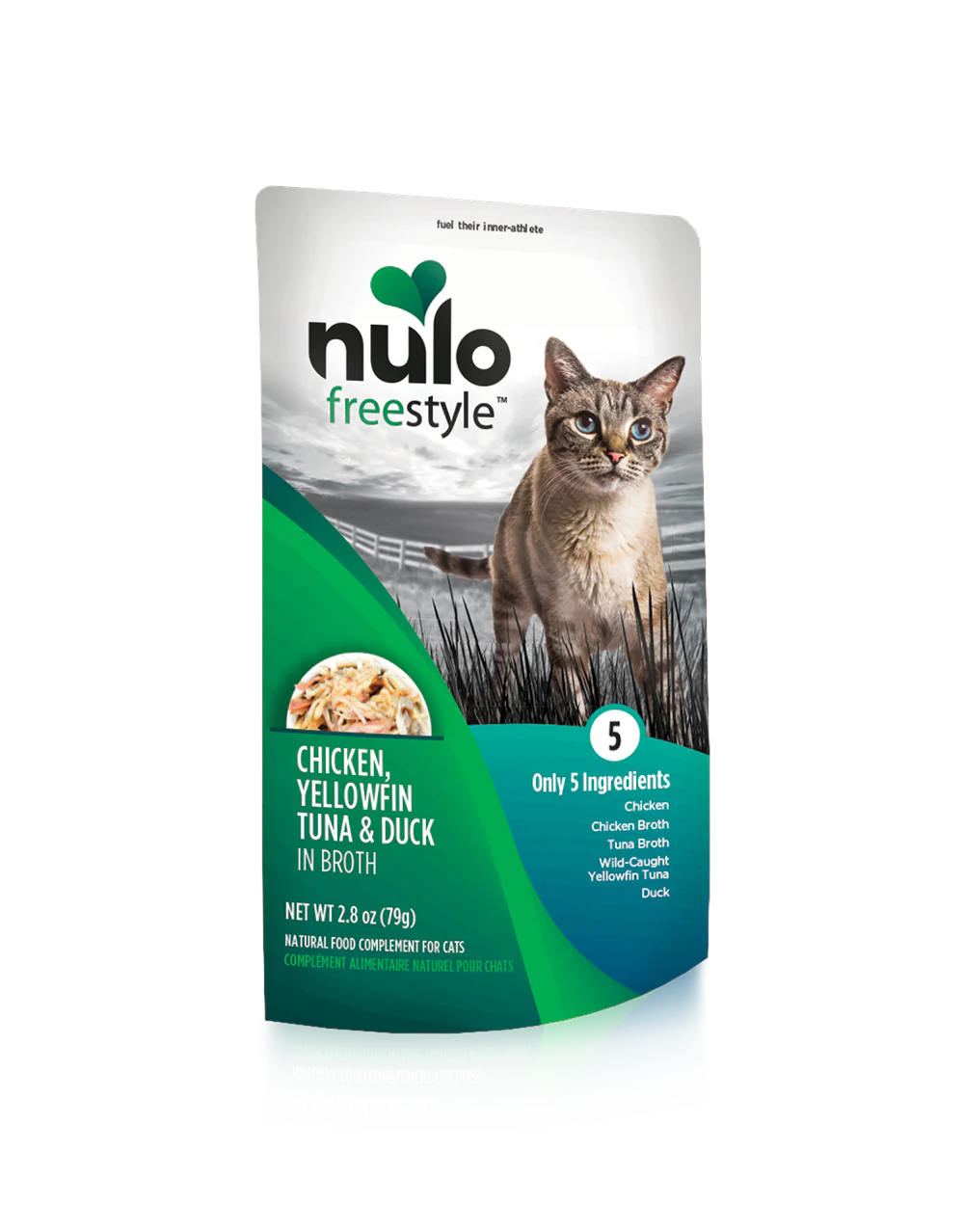 Nulo Cat Chicken, Yellowfin Tuna & Duck Broth Pouch - Image 2