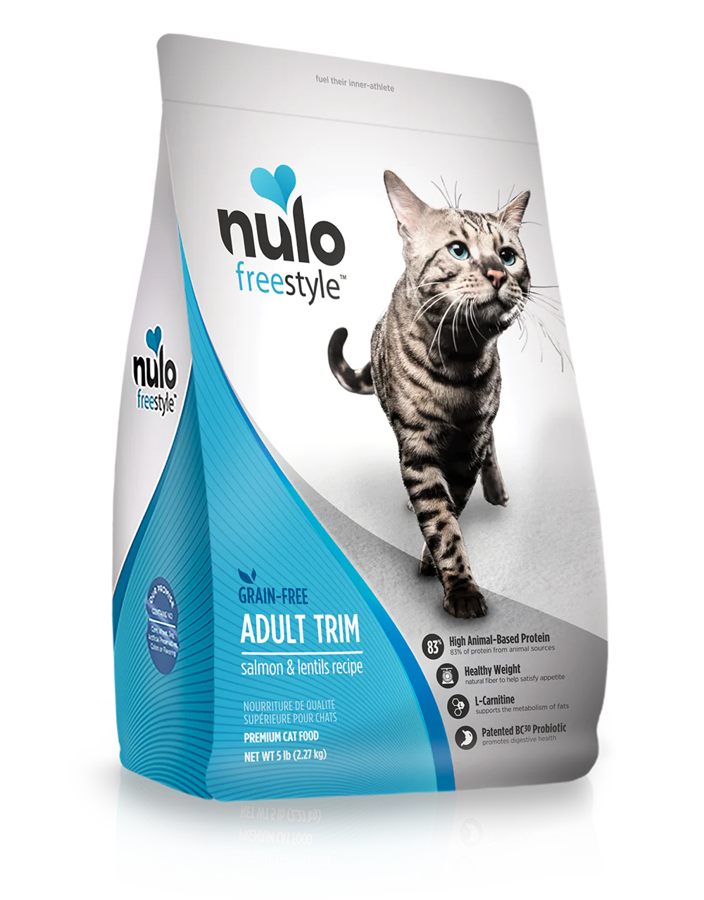 Nulo Grain-Free Cat Adult Trim Salmon & Lentils - Image 2