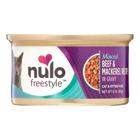 Nulo Cat Grain-Free Minced Beef & Mackerel in Gravy - Image 3