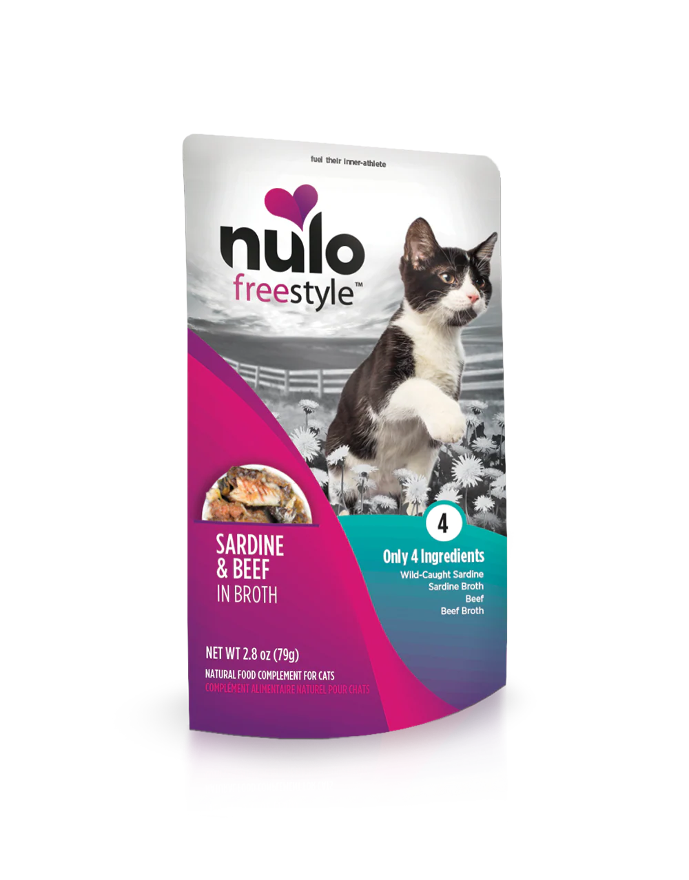 Nulo Cat Sardine & Beef in Broth Pouch - Image 3