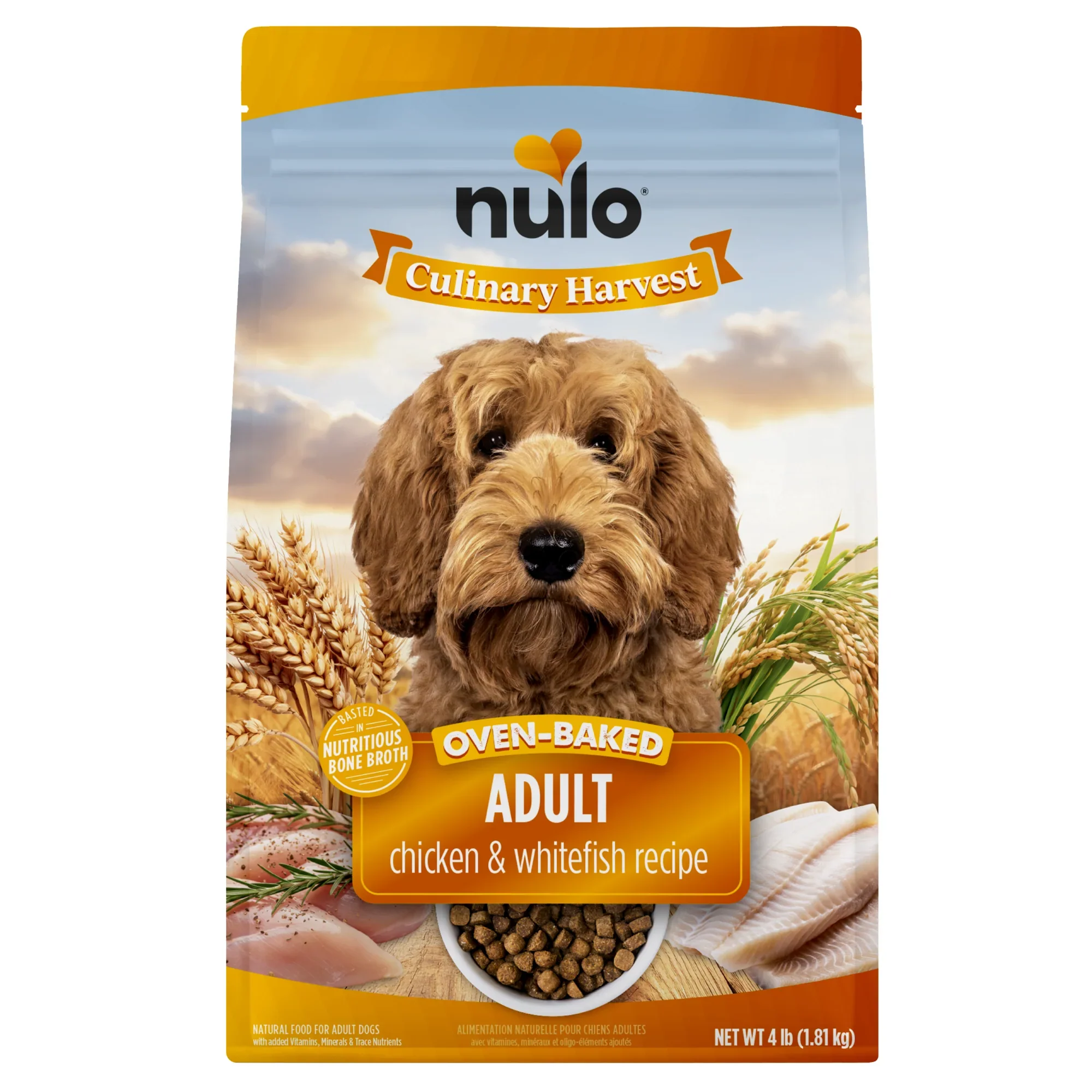 Nulo Culinary Harvest Oven Baked Dog Chicken & Whitefish - Image 2