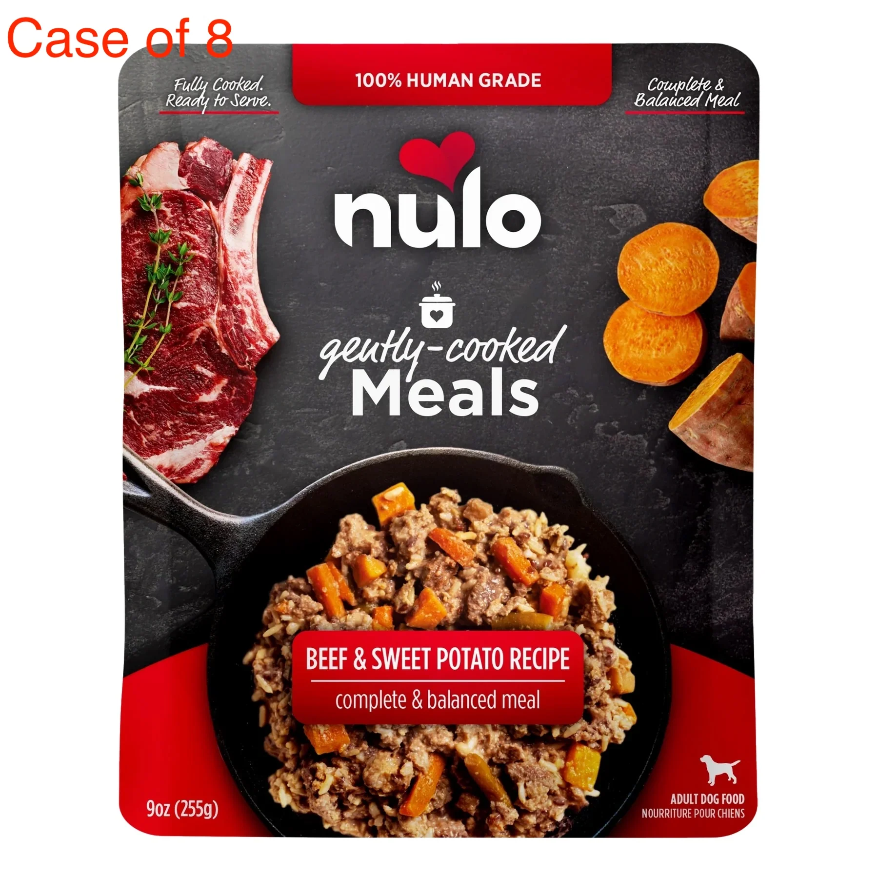 Nulo Gently Cooked  Beef & Sweet Potato Dog Pouch - Image 2