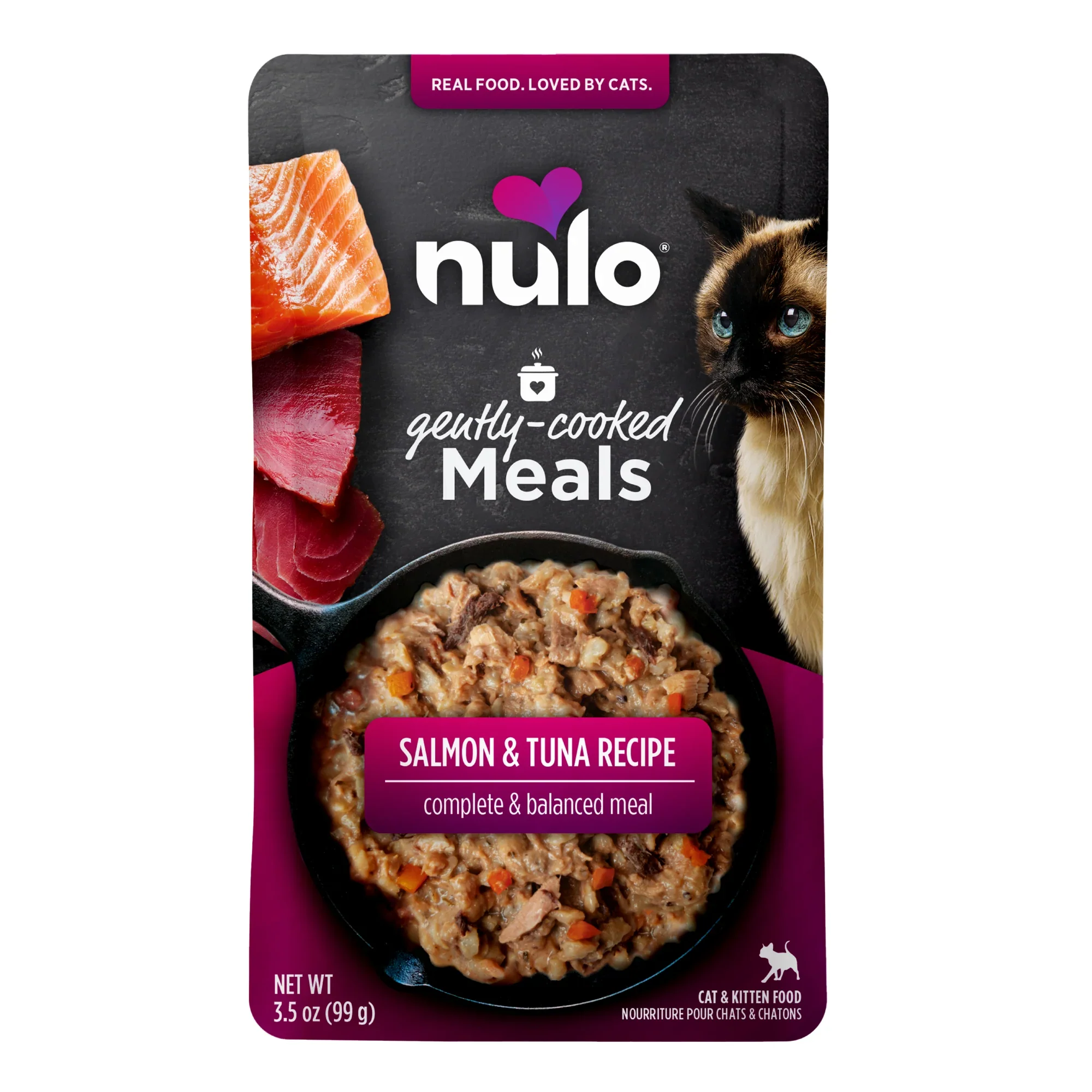 Nulo Gently Cooked Salmon & Tuna Cat & Kitten Pouch - Image 2
