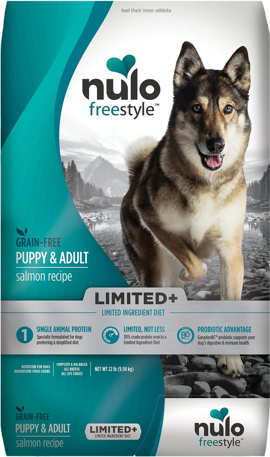 Nulo Limited+ Puppy & Adult Salmon Recipe - Image 2