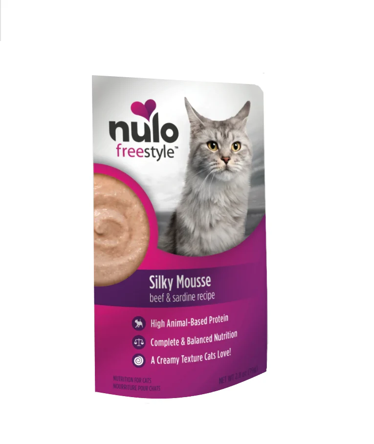 Nulo Silky Mousse Beef & Sardines Cat Pouch - Image 2
