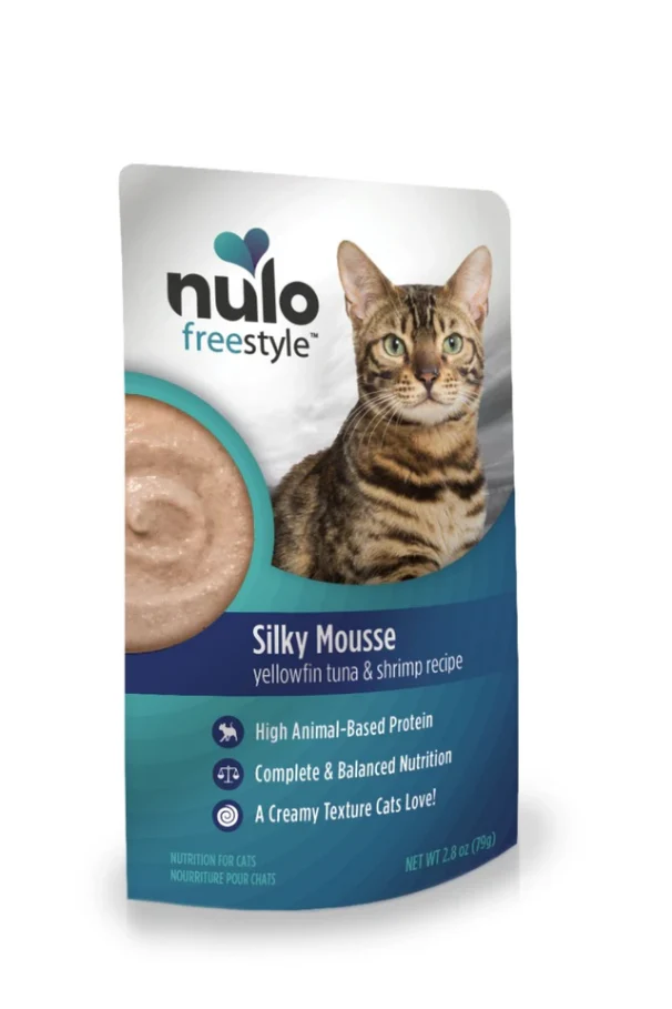 Nulo Silky Mousse Yellowfin Tuna & Shrimp Cat Pouch - Image 2