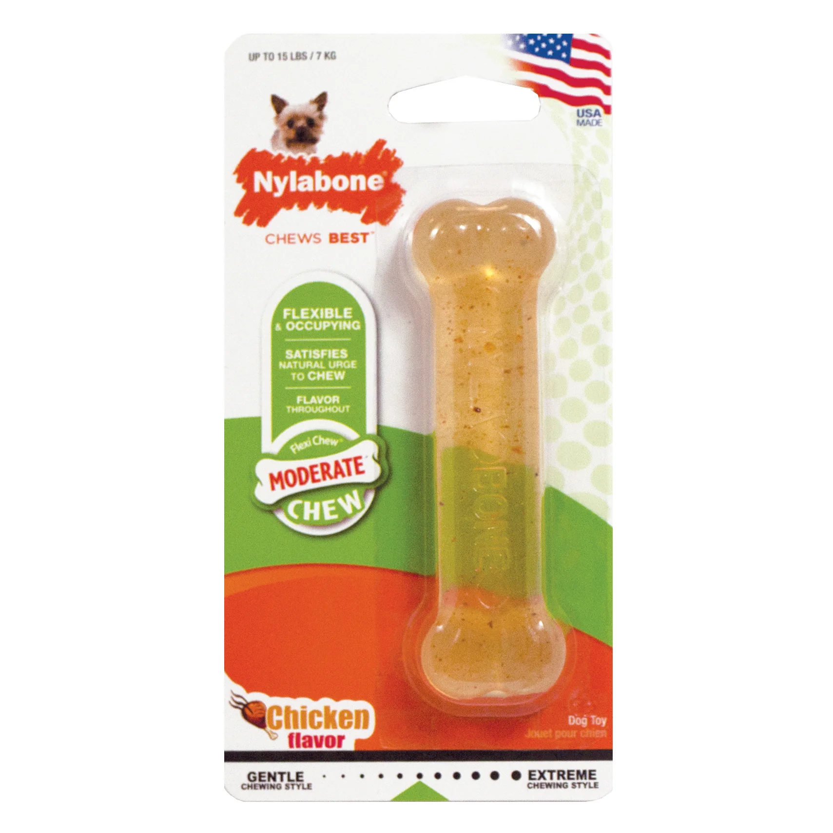 Nylabone Flexi Chew Chicken Flavor - Image 5