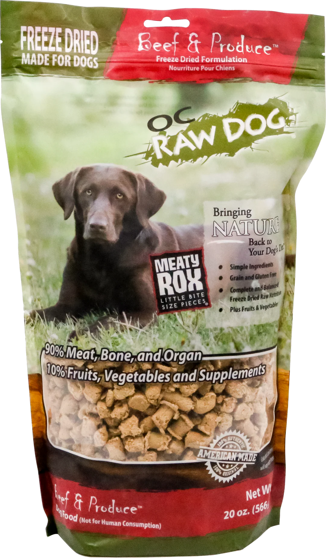 OC Raw Freeze-Dried Beef & Produce Rox - Image 3