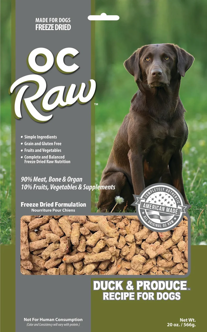OC Raw Freeze-Dried Duck & Produce Rox - Image 2