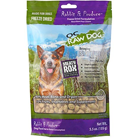 OC Raw Freeze-Dried Rabbit & Produce Rox - Image 3