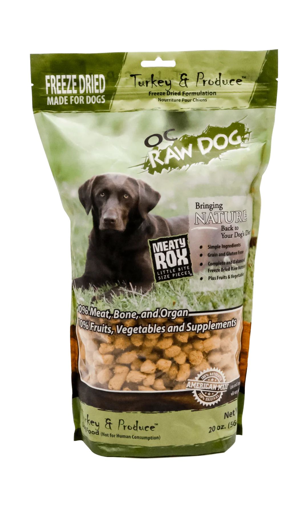 OC Raw Freeze-Dried Turkey & Produce Rox - Image 4