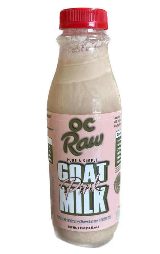 OC Raw Pure & Simple Goat Milk with Krill Oil & Blackberry - Image 2