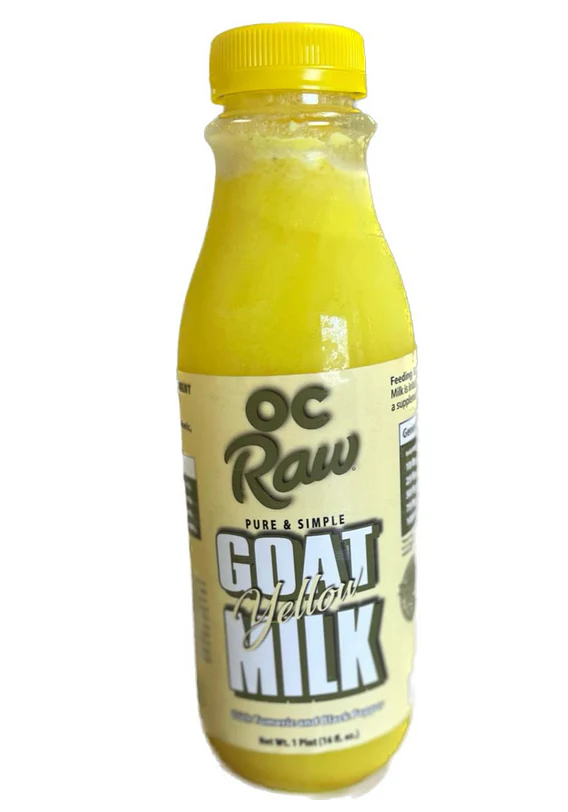 OC Raw Pure & Simple Goat Milk with Tumeric & Black Pepper - Image 2