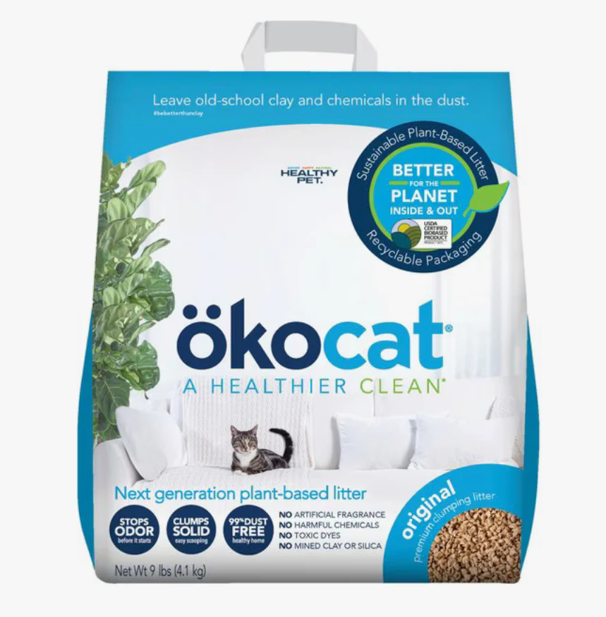 Okocat Litter Original Clumping Wood Cat Litter