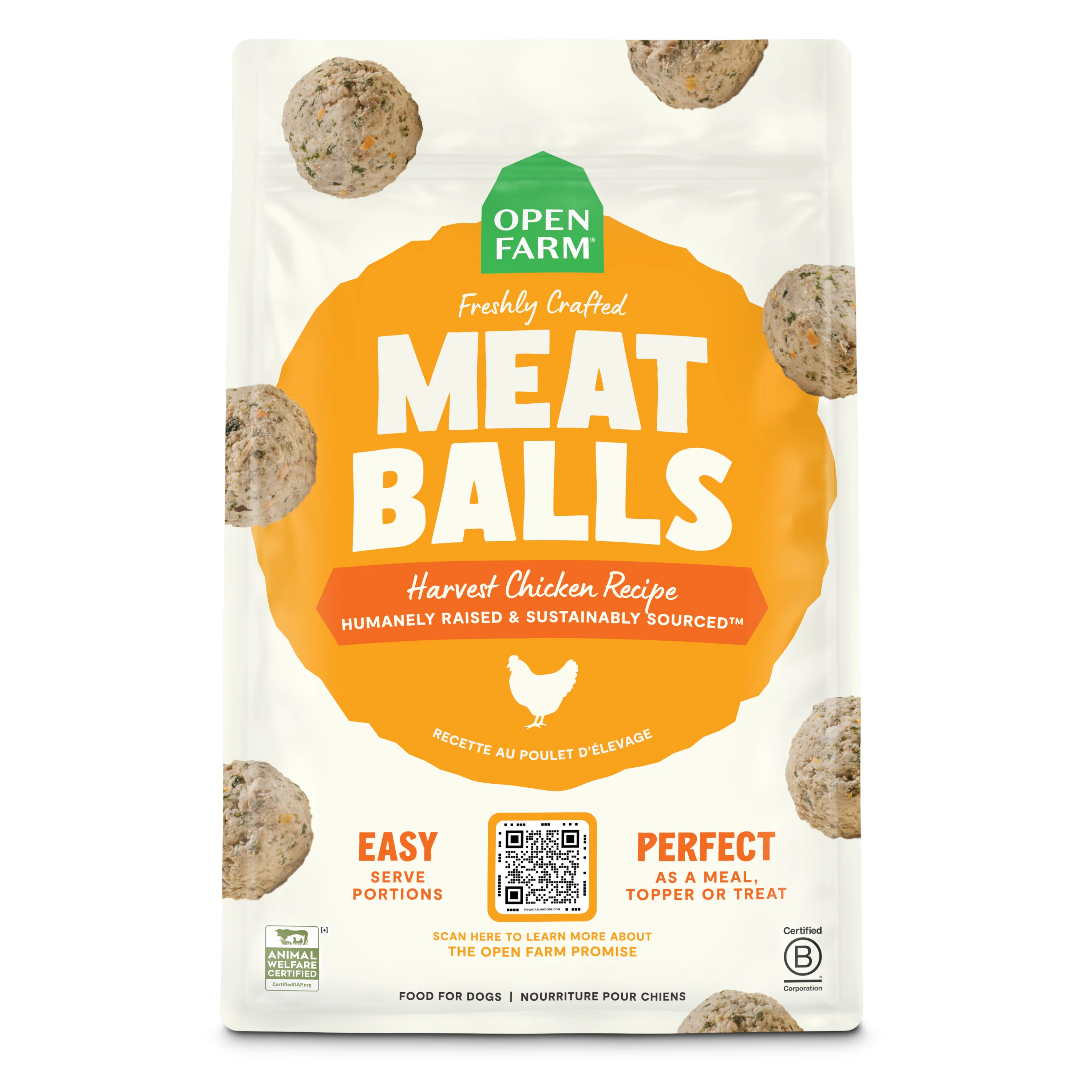 Open Farm Harvest Chicken Homestyle Meatballs - Image 2