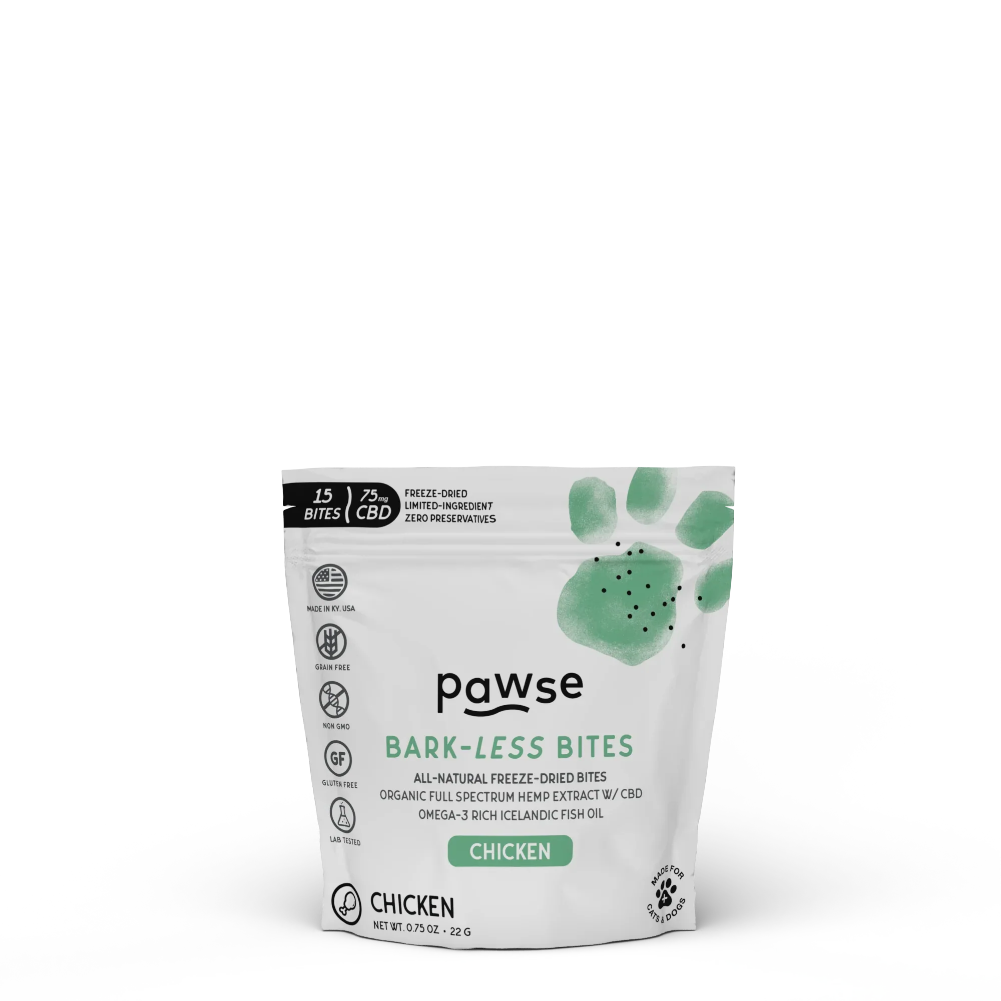 Pawse Bark Less Bites Freeze Dried Chicken - Image 2