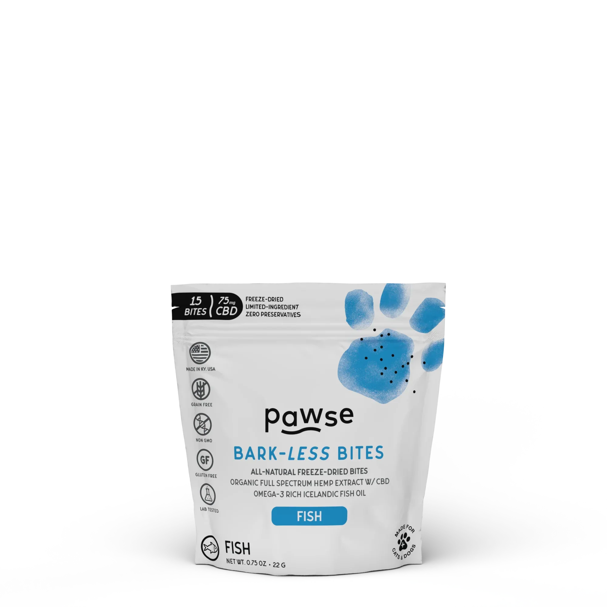 Pawse Bark Less Bites Freeze Dried Fish - Image 2