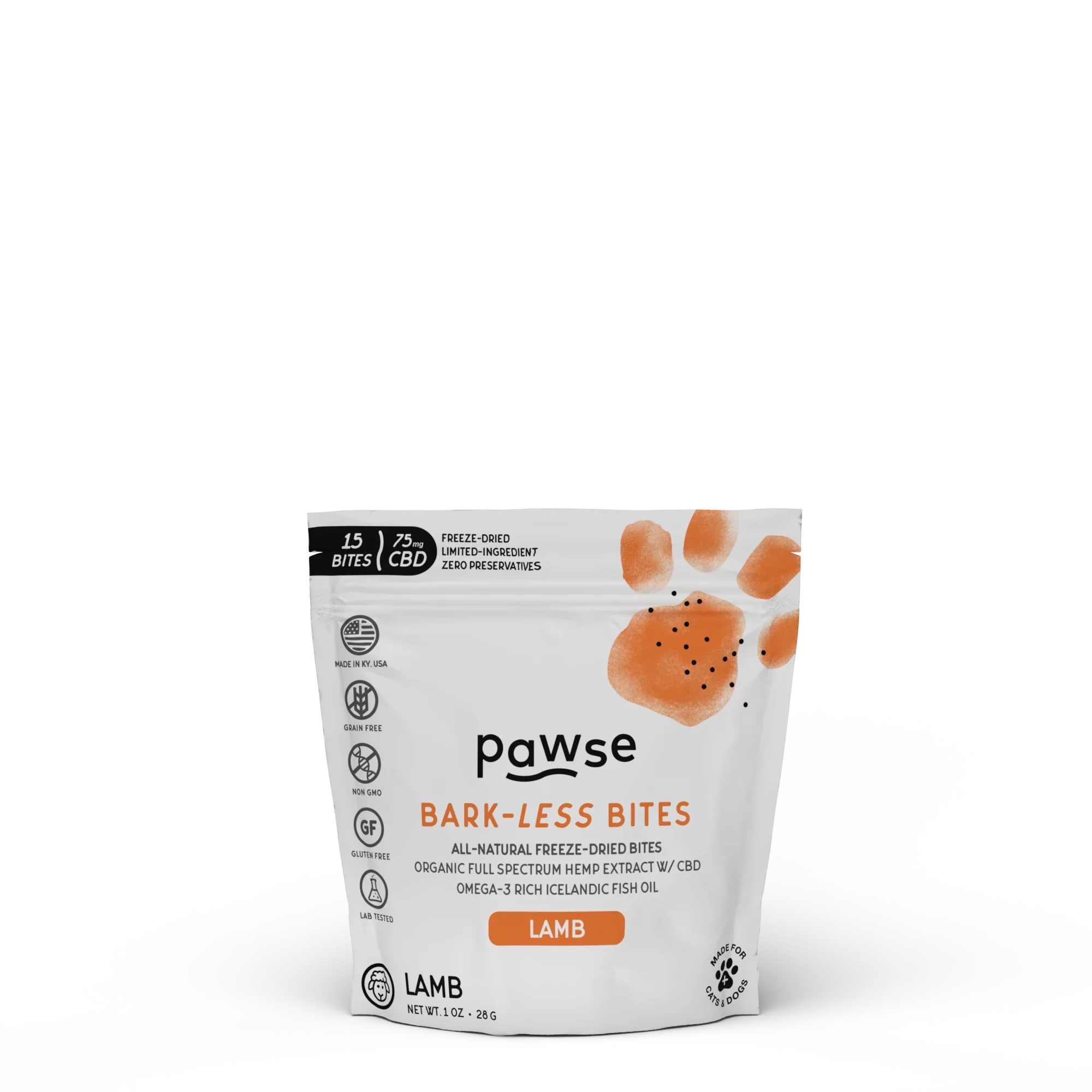 Pawse Bark Less Bites Freeze Dried Lamb - Image 2
