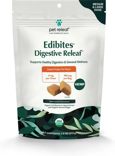 Pet Releaf Digestive Releaf Edibites Sweet Potato Pie Flavor - Image 3