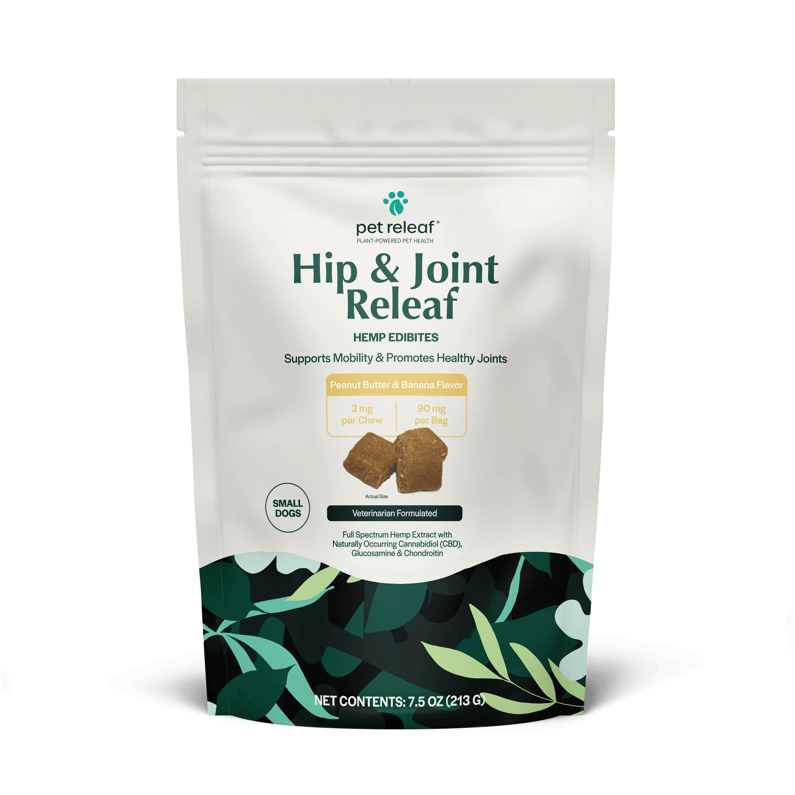 Pet Releaf Hip & Joint Releaf Edibites Peanut Butter & Banana - Image 3