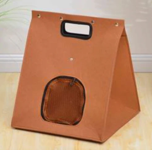 Petpals Felt Cat Bed & Carrier with Cushion - Image 2