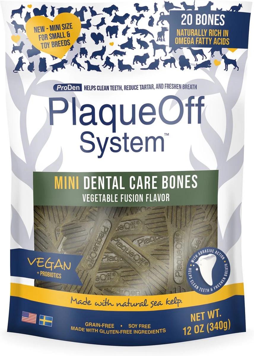 PlaqueOff Dental Bones Vegetable Fusion Flavor